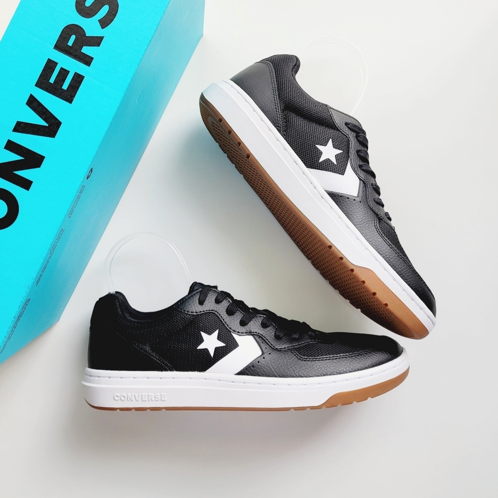 Converse Rival Ox Black White Gum